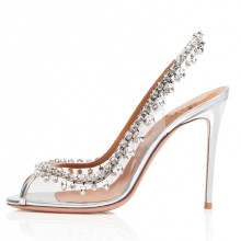 diamond crystal wedding shoes women dress pumps ladies sexy white bridal Shoes